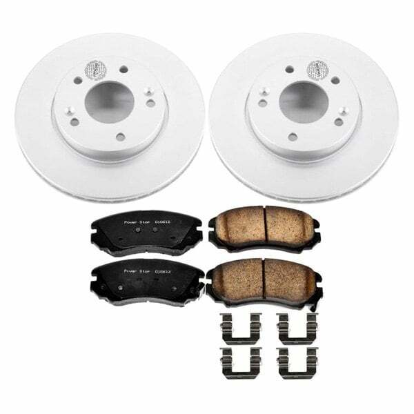 Power Stop 10-11 Kia Soul Front Z17 Evolution Geomet Coated Brake Kit - CRK6309