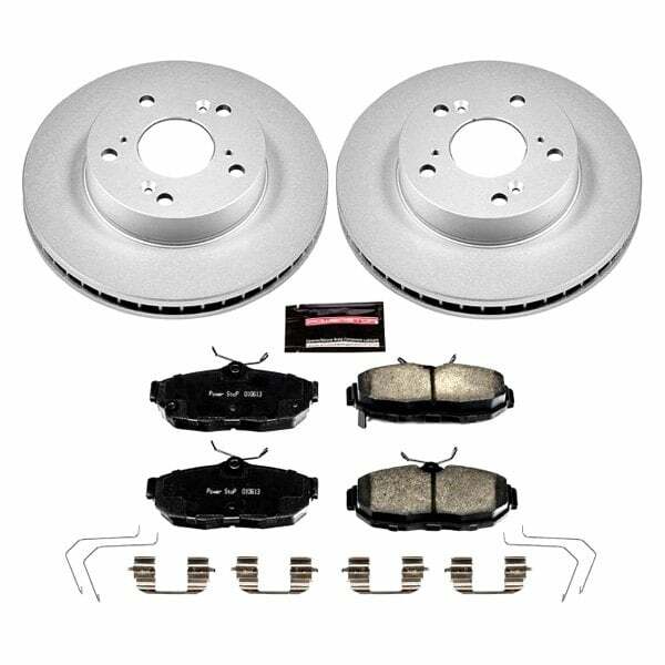 Power Stop 12-15 Honda Civic Front Z17 Evolution Geomet Coated Brake Kit - CRK6319