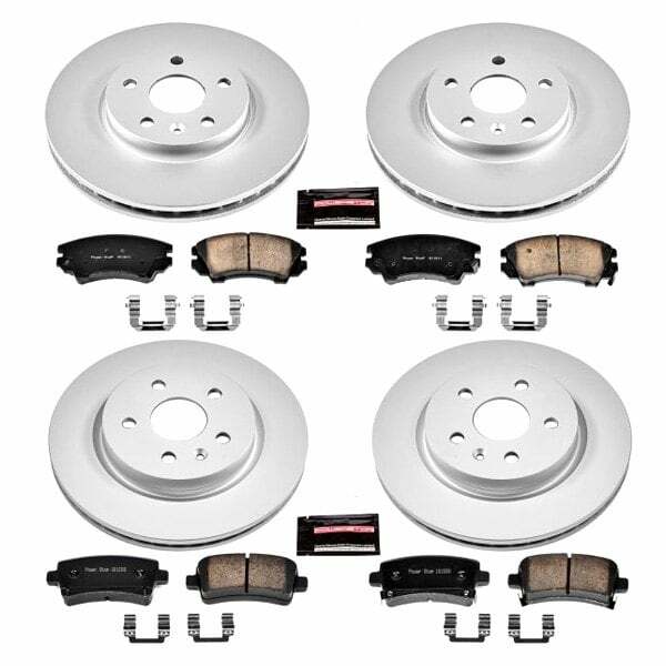 Power Stop 2017 Buick Regal Front & Rear Z17 Evolution Geomet Coated Brake Kit - CRK6330