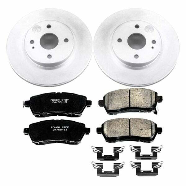 Power Stop 11-14 Mazda 2 Front Z17 Evolution Geomet Coated Brake Kit - CRK6344