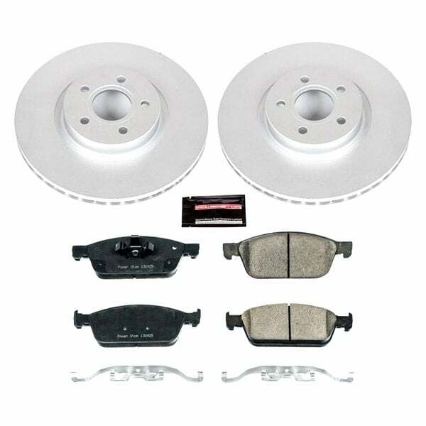 Power Stop 13-19 Ford Escape Front Z23 Evolution Sport Coated Brake Kit - CRK6349