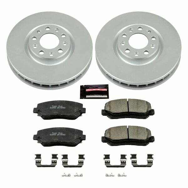 Power Stop 15-17 Chrysler 200 Front Z17 Evolution Geomet Coated Brake Kit - CRK6372