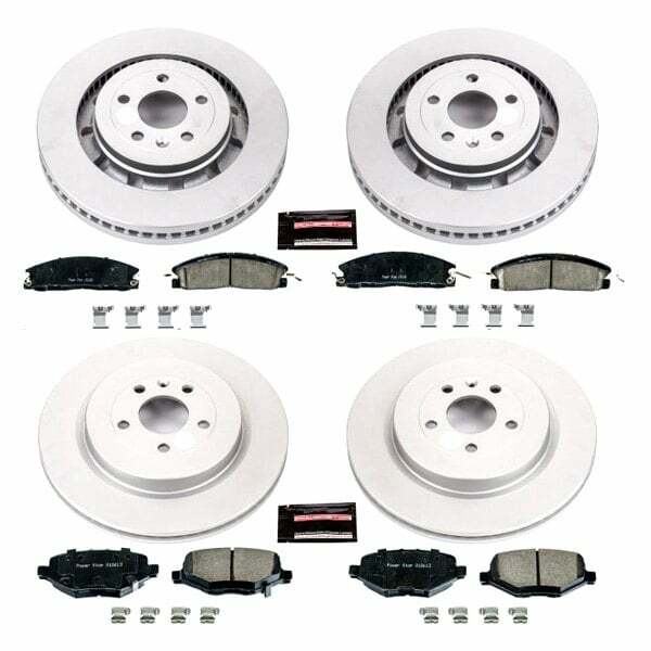 Power Stop 13-19 Ford Explorer Front & Rear Z17 Evolution Geomet Coated Brake Kit - CRK6375