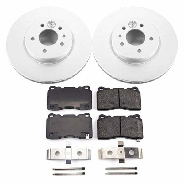 Power Stop 13-18 Cadillac ATS Front Z17 Evolution Geomet Coated Brake Kit - CRK6389