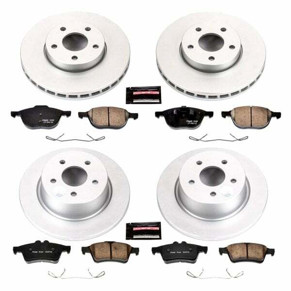 Power Stop 13-18 Ford C-Max Front & Rear Z17 Evolution Geomet Coated Brake Kit - CRK6397