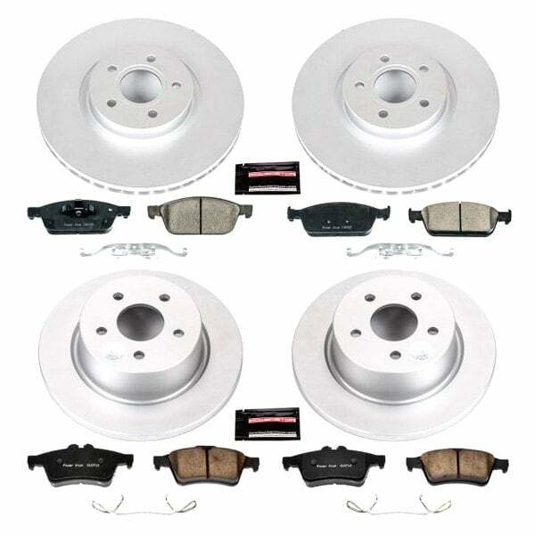 Power Stop 13-16 Ford Escape Front & Rear Z23 Evolution Sport Coated Brake Kit - CRK6478