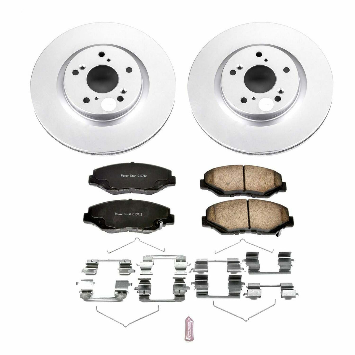 Power Stop 12-16 Honda CR-V Front Z17 Evolution Geomet Coated Brake Kit - CRK6488