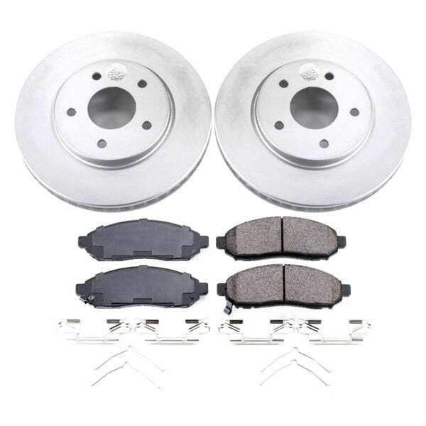 Power Stop 15-17 Chevrolet City Express Front Z17 Evolution Geomet Coated Brake Kit - CRK6492