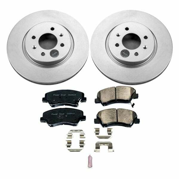 Power Stop 12-18 Kia Rio Front Z17 Evolution Geomet Coated Brake Kit - CRK6499
