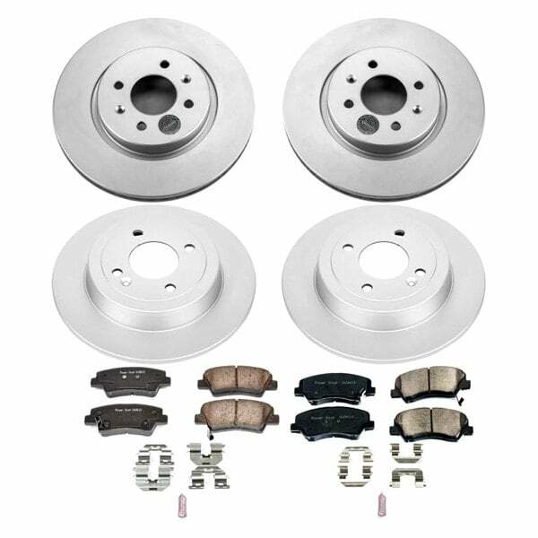 Power Stop 12-18 Kia Rio Front & Rear Z17 Evolution Geomet Coated Brake Kit - CRK6500