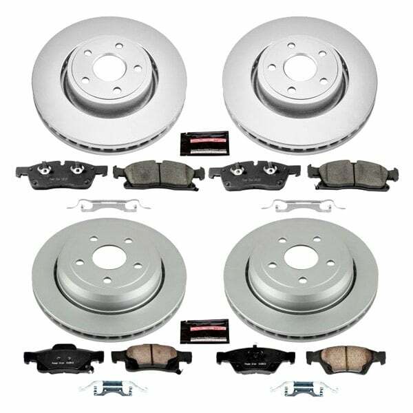 Power Stop 13-16 Dodge Durango Front & Rear Z17 Evolution Geomet Coated Brake Kit - CRK6537
