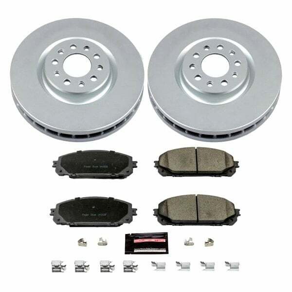 Power Stop 14-16 Jeep Cherokee Front Z17 Evolution Geomet Coated Brake Kit - CRK6540