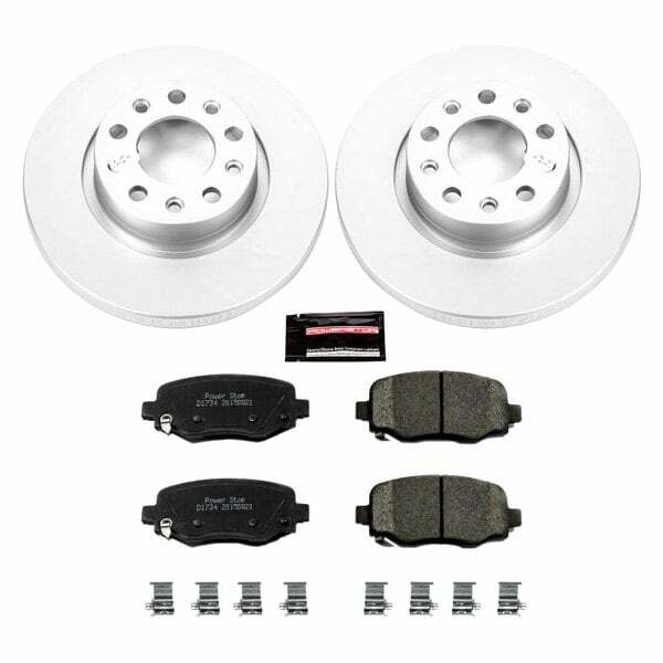 Power Stop 15-17 Chrysler 200 Rear Z17 Evolution Geomet Coated Brake Kit - CRK6543