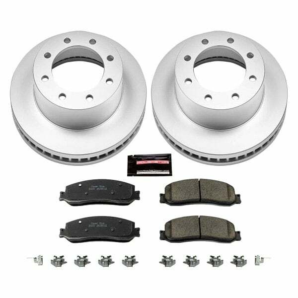 Power Stop 2012 Ford F-350 Super Duty Front Z17 Coated Brake Kit - CRK6545