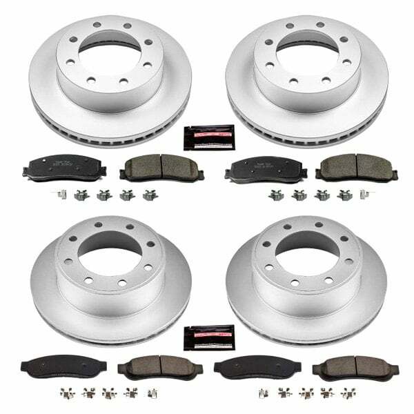 Power Stop 2012 Ford F-350 Super Duty Front & Rear Z2017 Coated Brake Kit - CRK6547