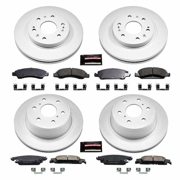 Power Stop 15-19 Cadillac Escalade Front & Rear Z17 Evolution Geomet Coated Brake Kit - CRK6560