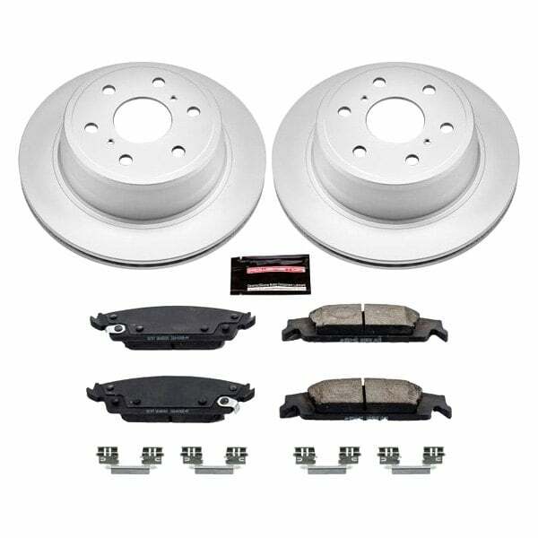 Power Stop 15-19 Cadillac Escalade Rear Z17 Evolution Geomet Coated Brake Kit - CRK6562