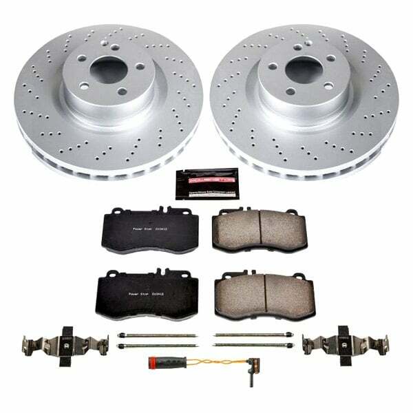 Power Stop 10-16 Mercedes-Benz E350 Front Z23 Evolution Sport Coated Brake Kit - CRK6640