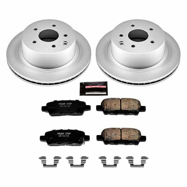Power Stop 11-19 Nissan Leaf Rear Z17 Evolution Geomet Coated Brake Kit - CRK6761