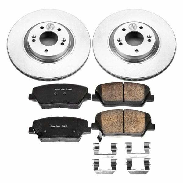 Power Stop 12-17 Hyundai Azera Front Z17 Evolution Geomet Coated Brake Kit - CRK6764