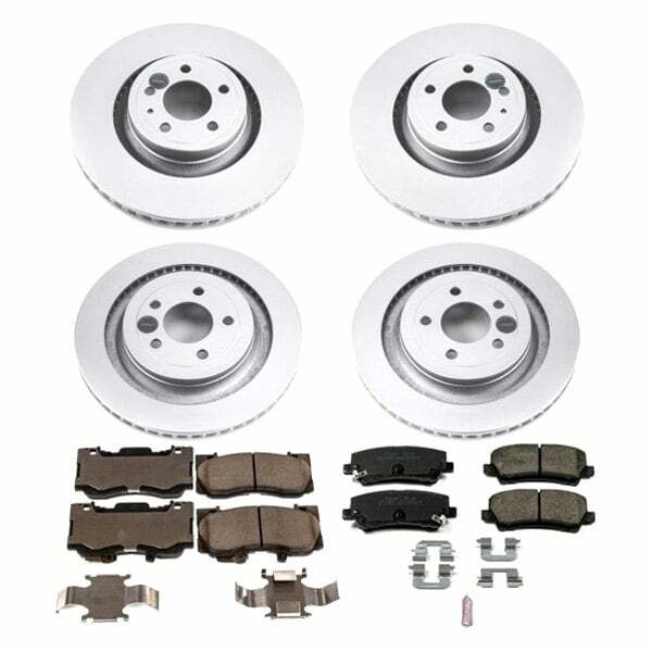 Power Stop 15-19 Ford Mustang Front & Rear Z17 Evolution Geomet Coated Brake Kit - CRK6805