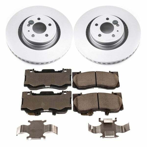Power Stop 15-19 Ford Mustang Front Z17 Evolution Geomet Coated Brake Kit - CRK6806