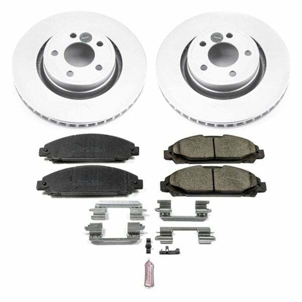 Power Stop 15-19 Ford Mustang Front Z17 Evolution Geomet Coated Brake Kit - CRK6809