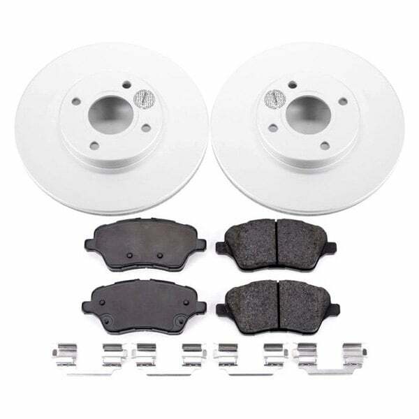 Power Stop 14-19 Ford Fiesta Front Z17 Evolution Geomet Coated Brake Kit - CRK6818