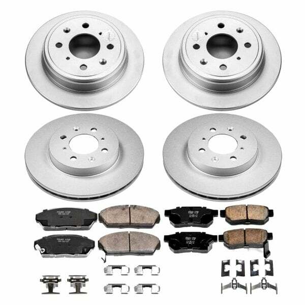Power Stop 90-93 Acura Integra Front & Rear Z17 Evolution Geomet Coated Brake Kit - CRK689