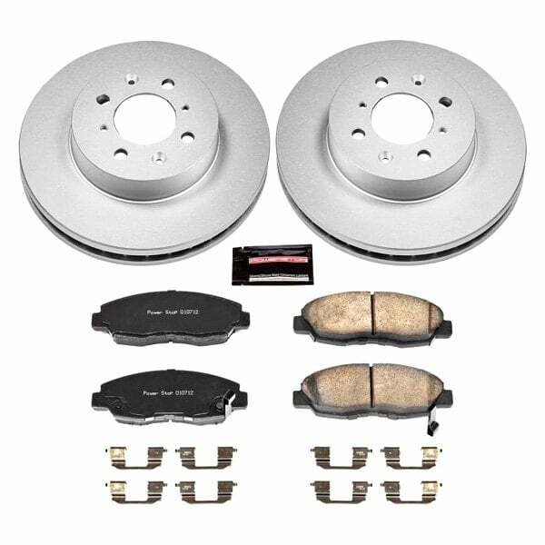 Power Stop 96-05 Honda Civic Front Z17 Evolution Geomet Coated Brake Kit - CRK690