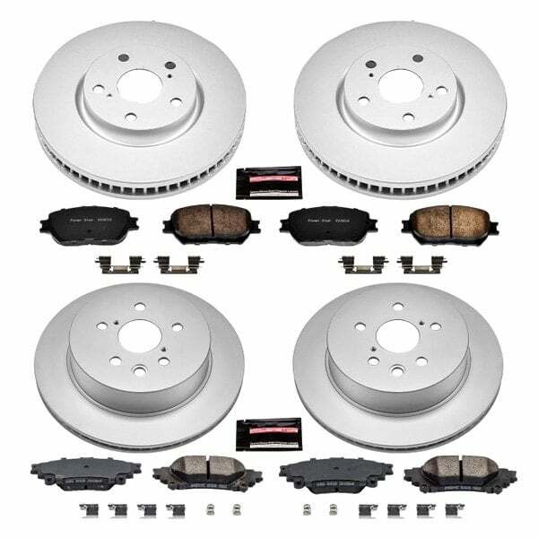 Power Stop 14-15 Lexus IS250 Front & Rear Z17 Evolution Geomet Coated Brake Kit - CRK6927