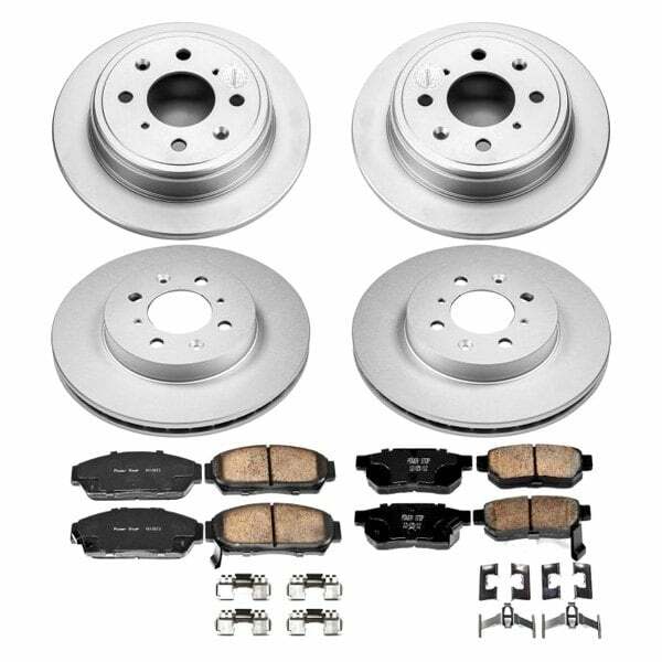 Power Stop 94-01 Acura Integra Front & Rear Z17 Evolution Geomet Coated Brake Kit - CRK693
