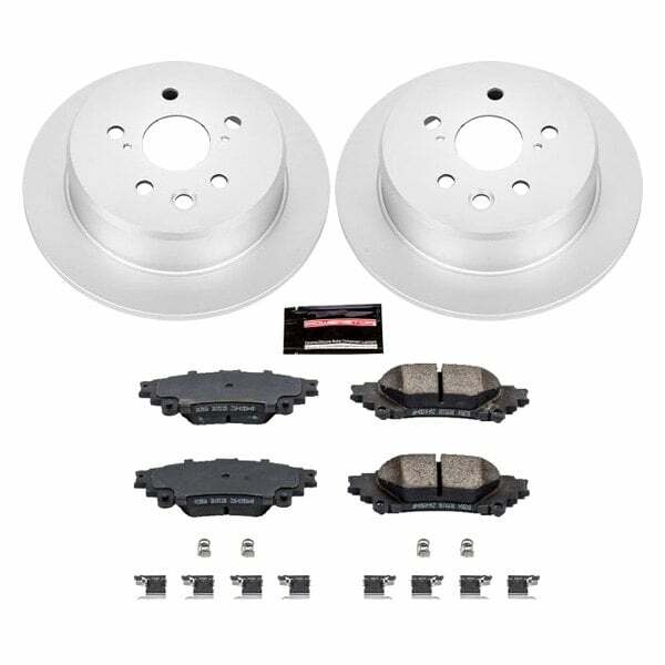 Power Stop 14-15 Lexus IS250 Rear Z17 Evolution Geomet Coated Brake Kit - CRK6930