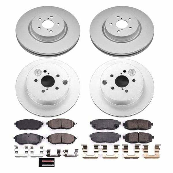 Power Stop 14-18 Subaru Forester Front & Rear Z17 Evolution Geomet Coated Brake Kit - CRK6931