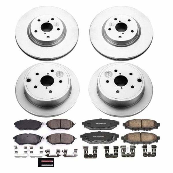Power Stop 15-19 Subaru WRX Front & Rear Z17 Evolution Geomet Coated Brake Kit - CRK6932