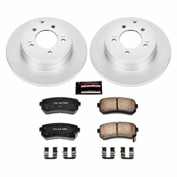 Power Stop 2015 Hyundai Sonata Rear Z17 Evolution Geomet Coated Brake Kit - CRK6936