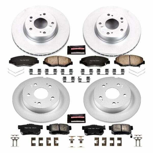 Power Stop 2013 Acura ILX Front & Rear Z17 Evolution Geomet Coated Brake Kit - CRK6942