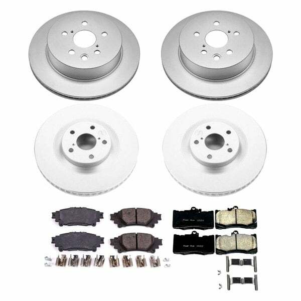Power Stop 14-15 Lexus IS350 Front & Rear Z17 Evolution Geomet Coated Brake Kit - CRK6947
