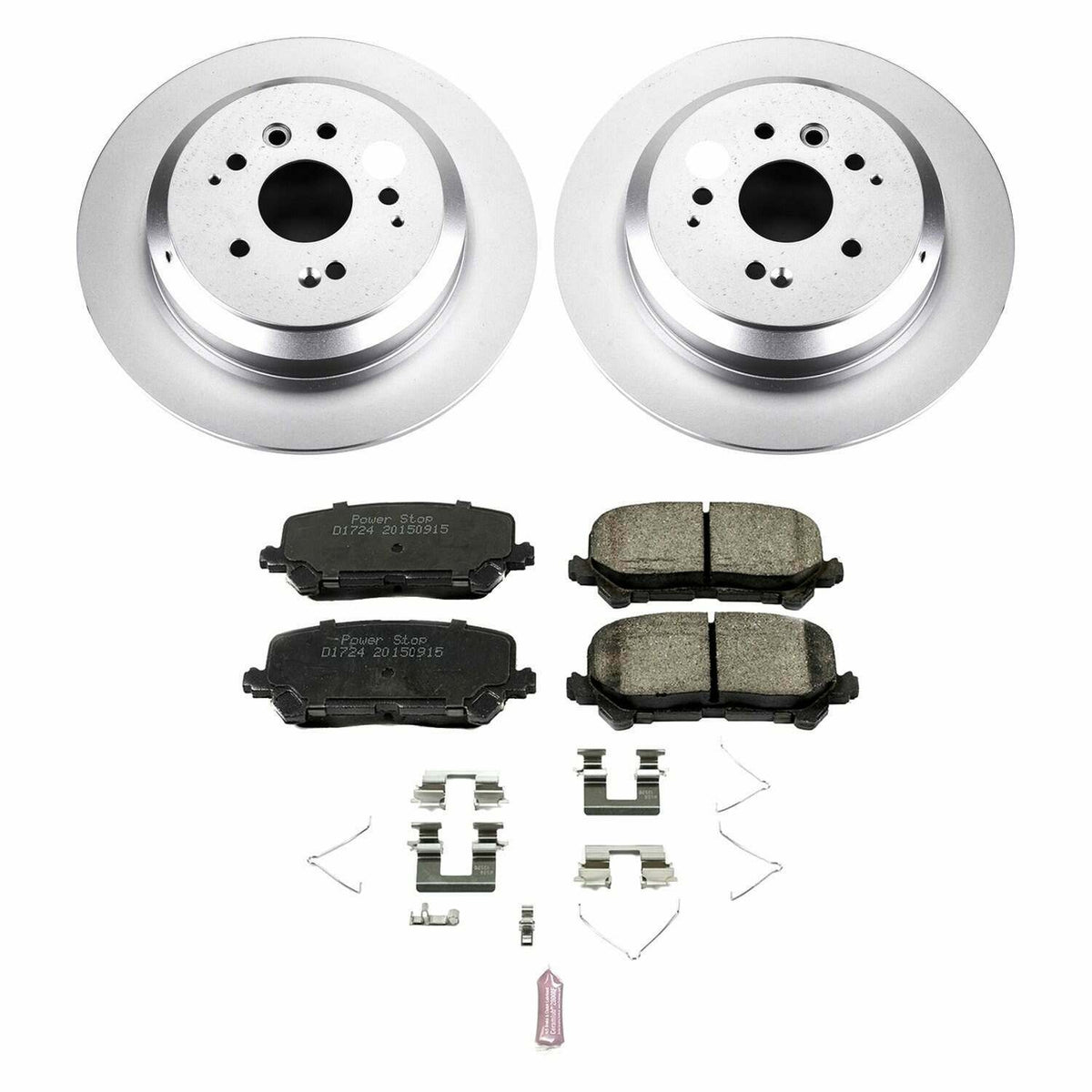 Power Stop 14-16 Acura MDX Rear Z17 Evolution Geomet Coated Brake Kit - CRK6953