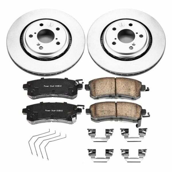 Power Stop 15-17 Honda Odyssey Front Z17 Evolution Geomet Coated Brake Kit - CRK6959