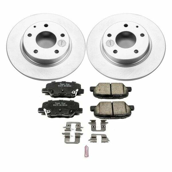 Power Stop 14-16 Mazda 3 Rear Z17 Evolution Geomet Coated Brake Kit - CRK6962
