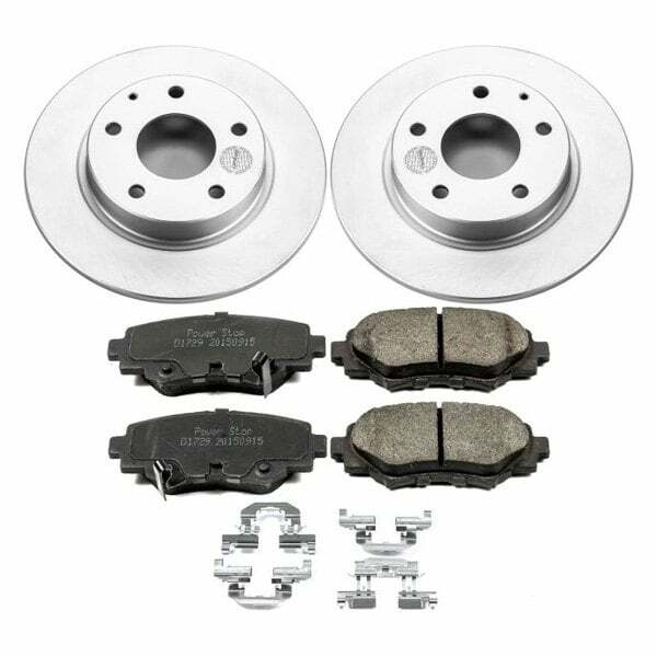 Power Stop 14-16 Mazda 3 Rear Z17 Evolution Geomet Coated Brake Kit - CRK6963
