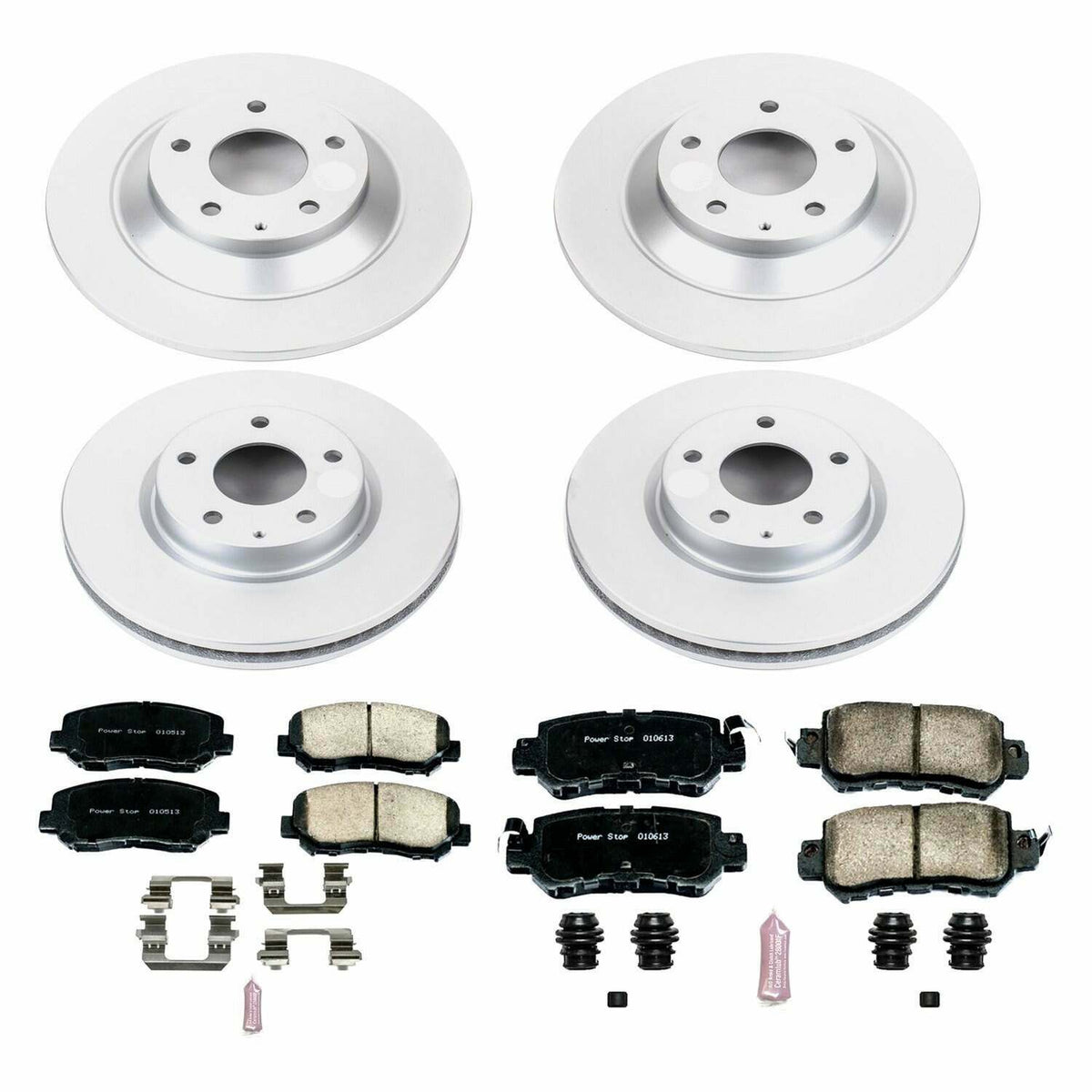 Power Stop 13-15 Mazda CX-5 Front & Rear Z17 Evolution Geomet Coated Brake Kit - CRK6965