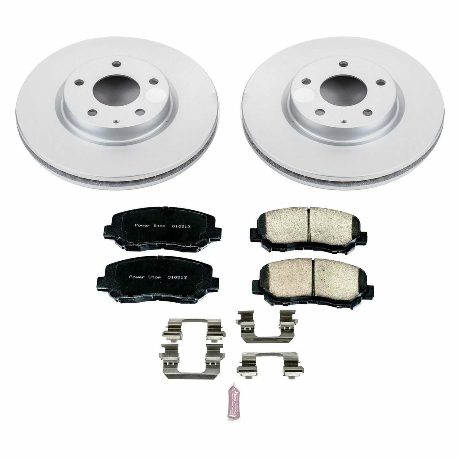 Power Stop 13-15 Mazda CX-5 Front Z17 Evolution Geomet Coated Brake Kit - CRK6967
