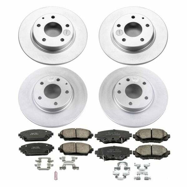 Power Stop 14-16 Mazda 3 Front & Rear Z17 Evolution Geomet Coated Brake Kit - CRK6972