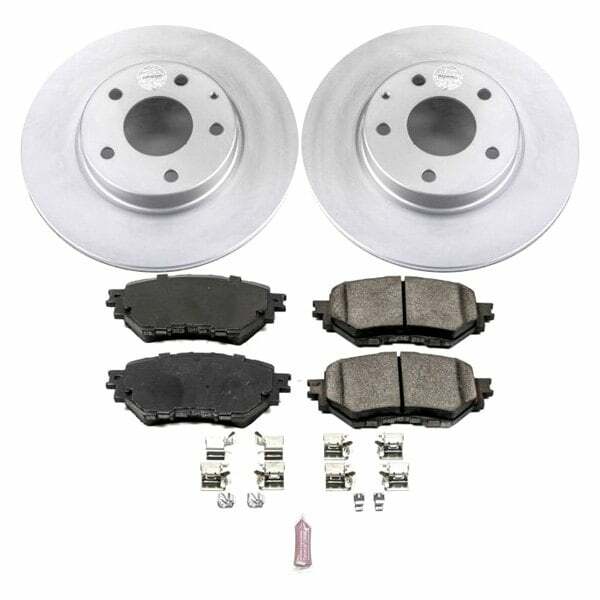 Power Stop 14-16 Mazda 3 Front Z17 Evolution Geomet Coated Brake Kit - CRK6975