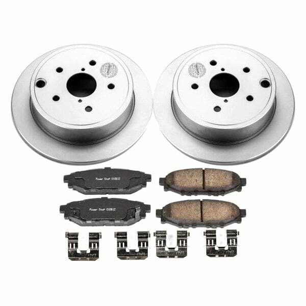 Power Stop 15-19 Subaru WRX Rear Z17 Evolution Geomet Coated Brake Kit - CRK6977