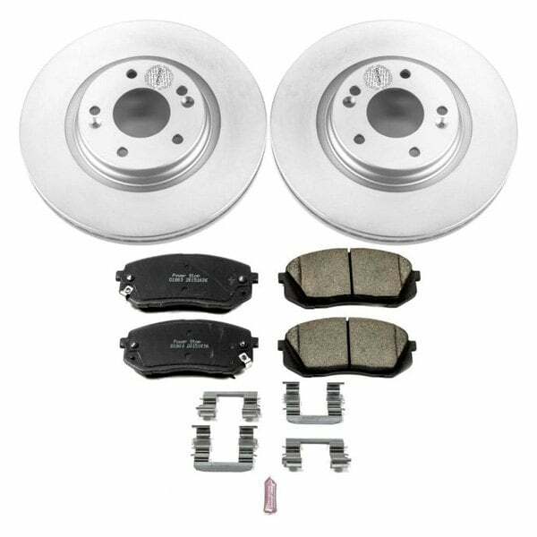 Power Stop 15-16 Hyundai Sonata Front Z17 Evolution Geomet Coated Brake Kit - CRK6982
