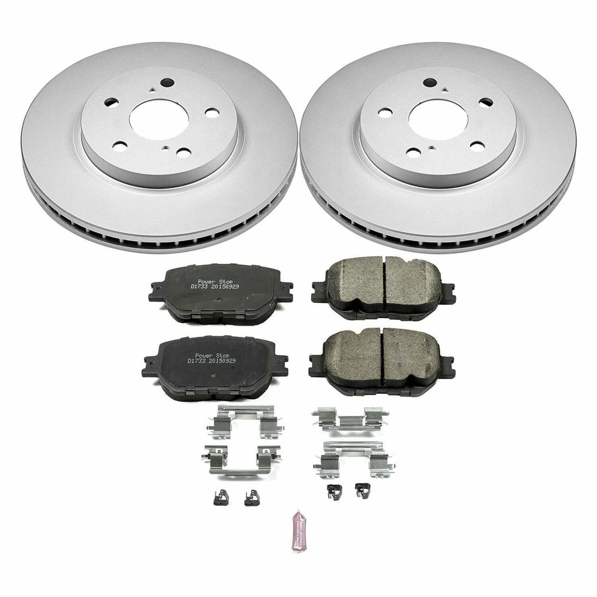 Power Stop 14-15 Lexus IS250 Front Z17 Evolution Geomet Coated Brake Kit - CRK6990