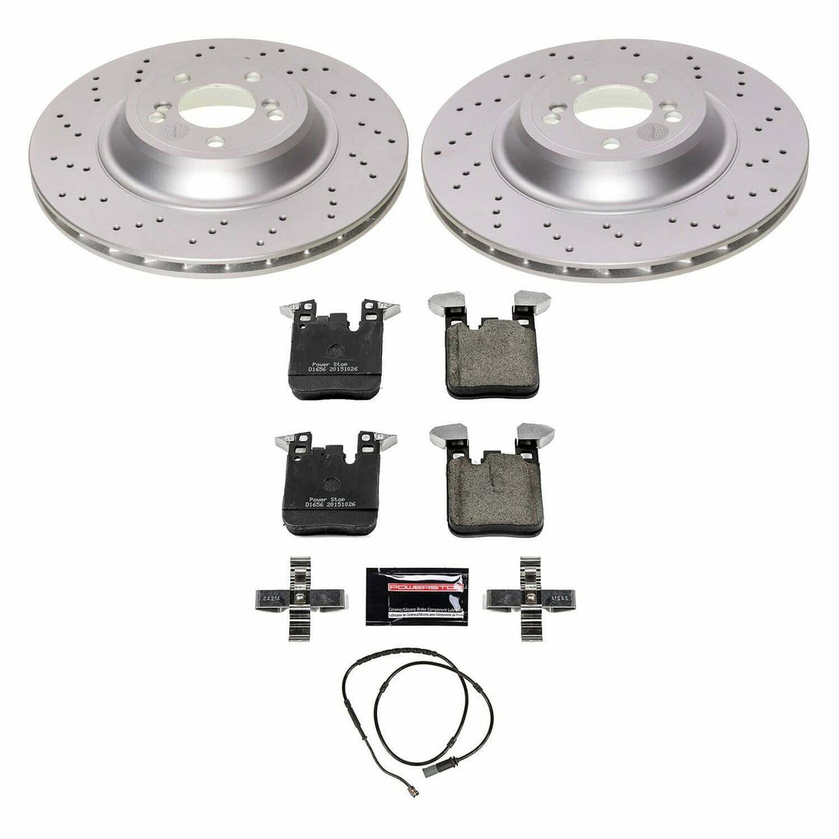 Power Stop 16-18 BMW M2 Rear Z23 Coated Brake Kit - CRK7019